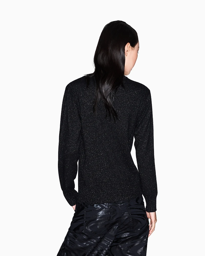 Armani Exchange - Jumpers, Woman, Black, Size: