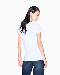 Slim fit T-shirt with logo