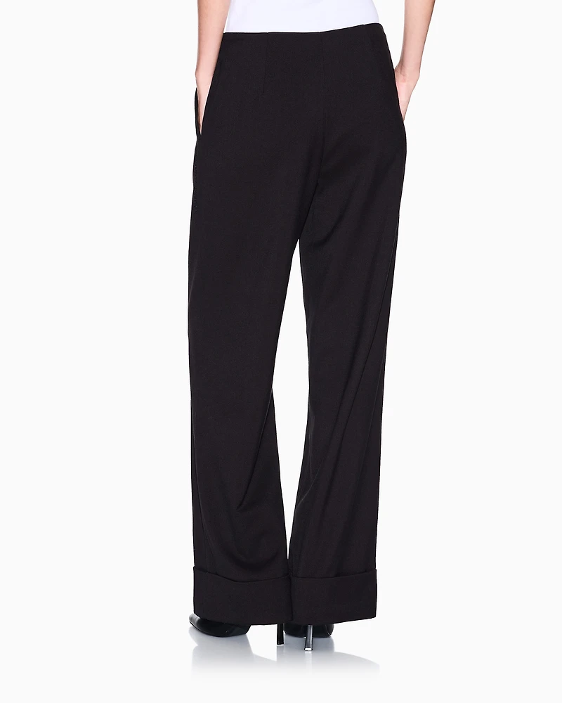 Armani Exchange - Formal Trousers, Woman, Black, Size: