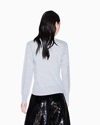 Armani Exchange - Turtlenecks, Woman, Silver, Size:
