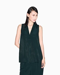 Textured fabric top