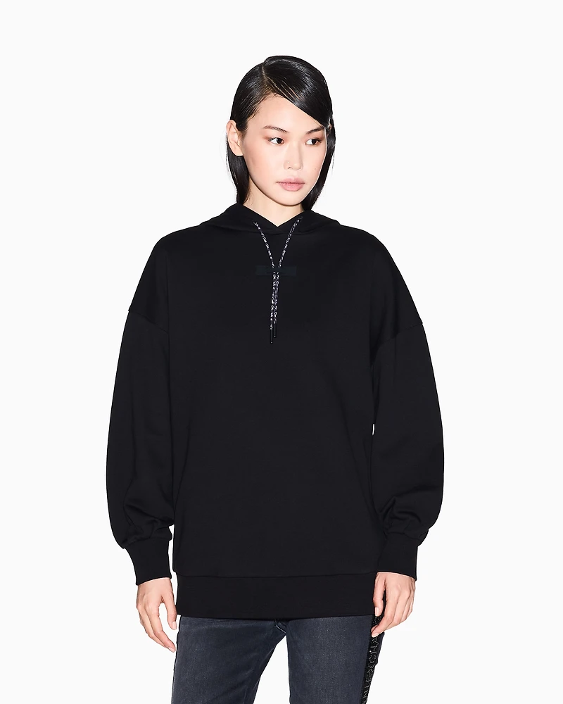 Armani Exchange - Hoodies, Woman, Black, Size: