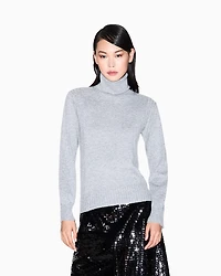Armani Exchange - Turtlenecks, Woman, Silver, Size: