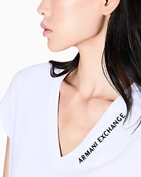 Slim fit T-shirt with logo