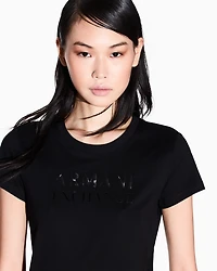 Jersey T-shirt with logo