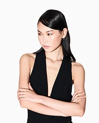 V-neck jumpsuit