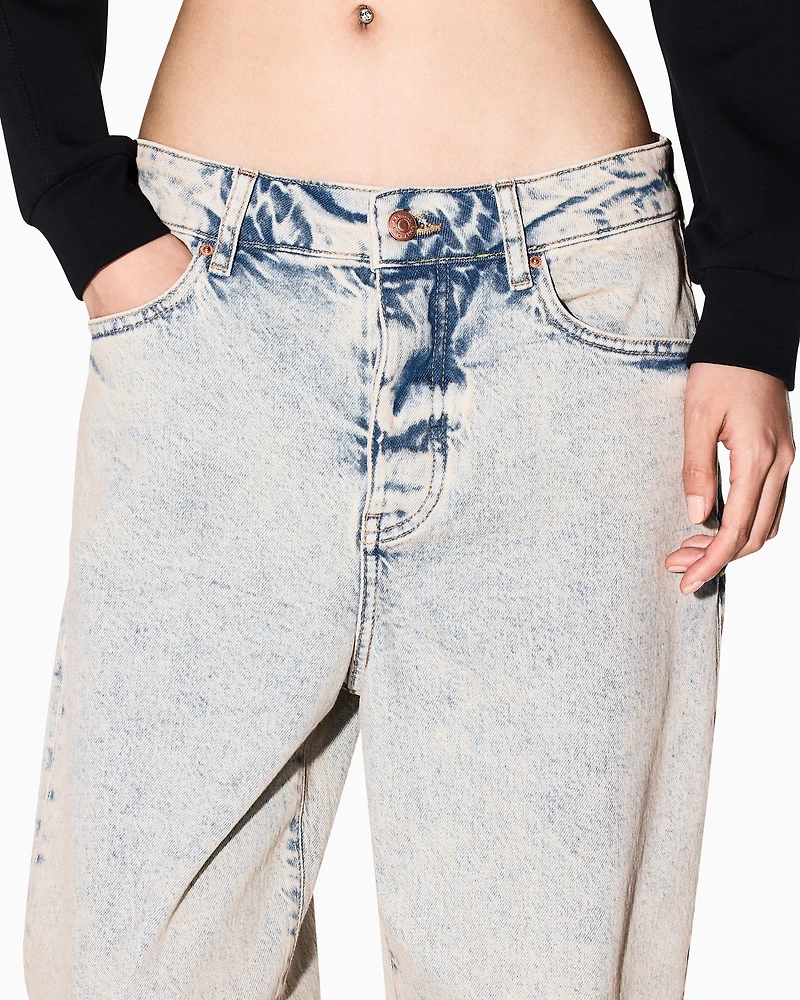 Armani Exchange - Tapered Jeans, Woman, Blue, Size: