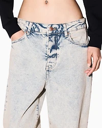 Armani Exchange - Tapered Jeans, Woman, Blue, Size: