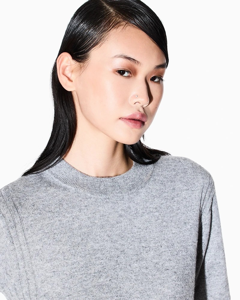 Armani Exchange - Jumpers, Woman, Silver, Size: