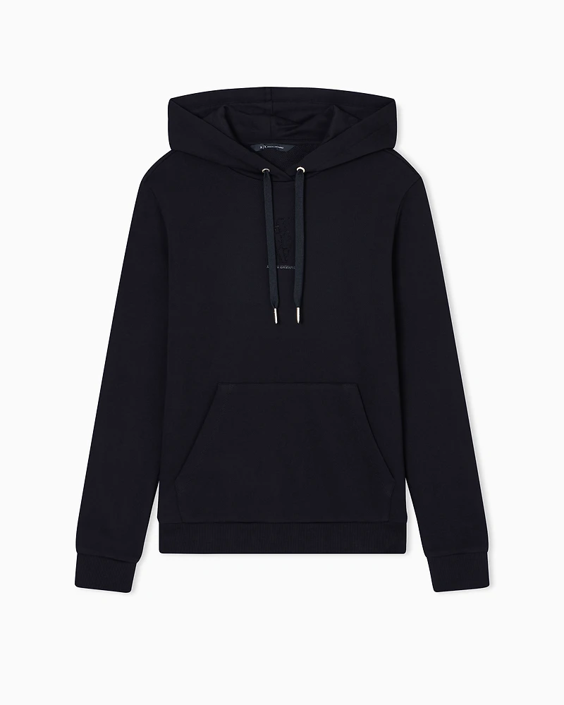 Hoodie with small logo