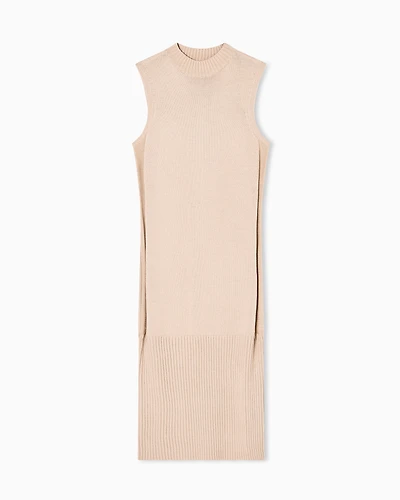 Ribbed midi dress