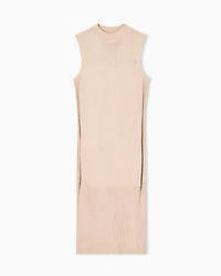 Ribbed midi dress