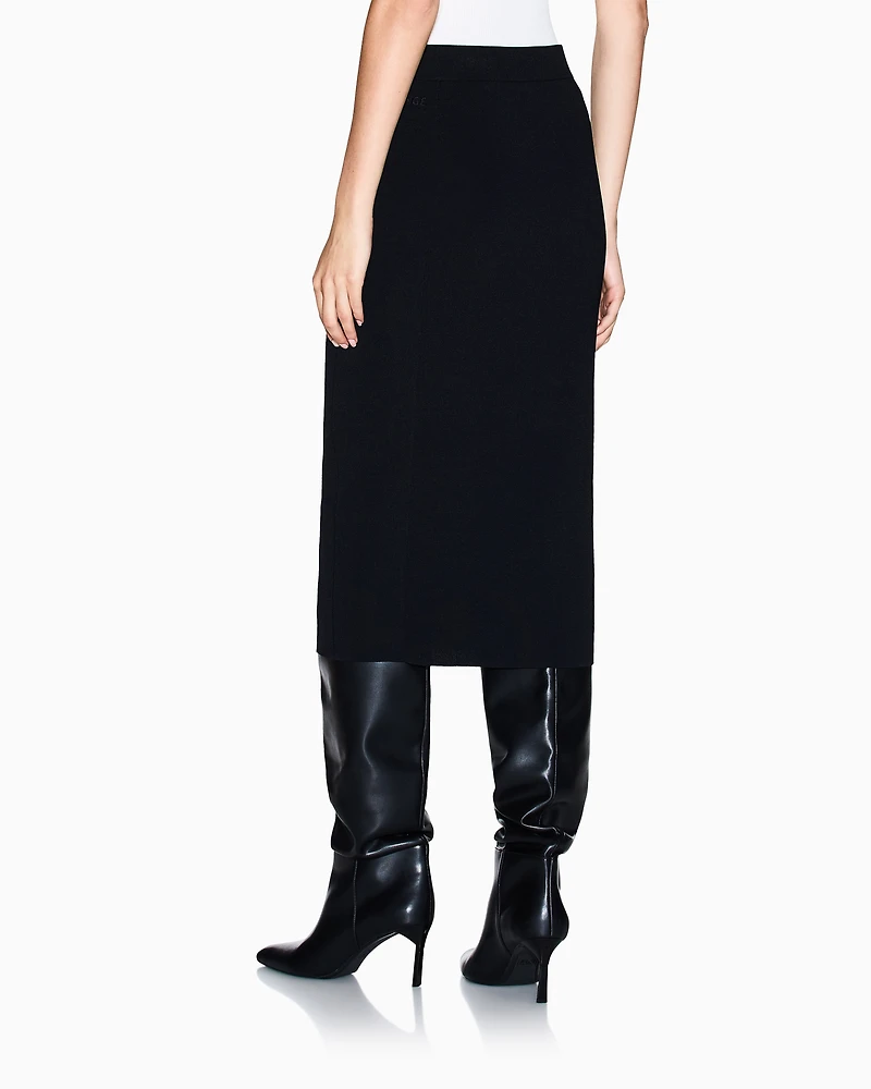 Armani Exchange - Midi Skirts, Woman, Black, Size: