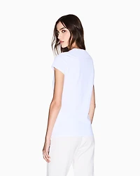 T-shirt with logo on the neckline