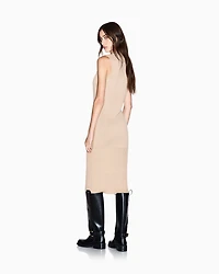 Armani Exchange - Midi Dresses, Woman, Camel, Size: