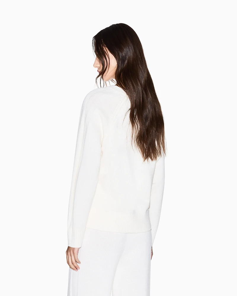Armani Exchange - Jumpers, Woman, White, Size: