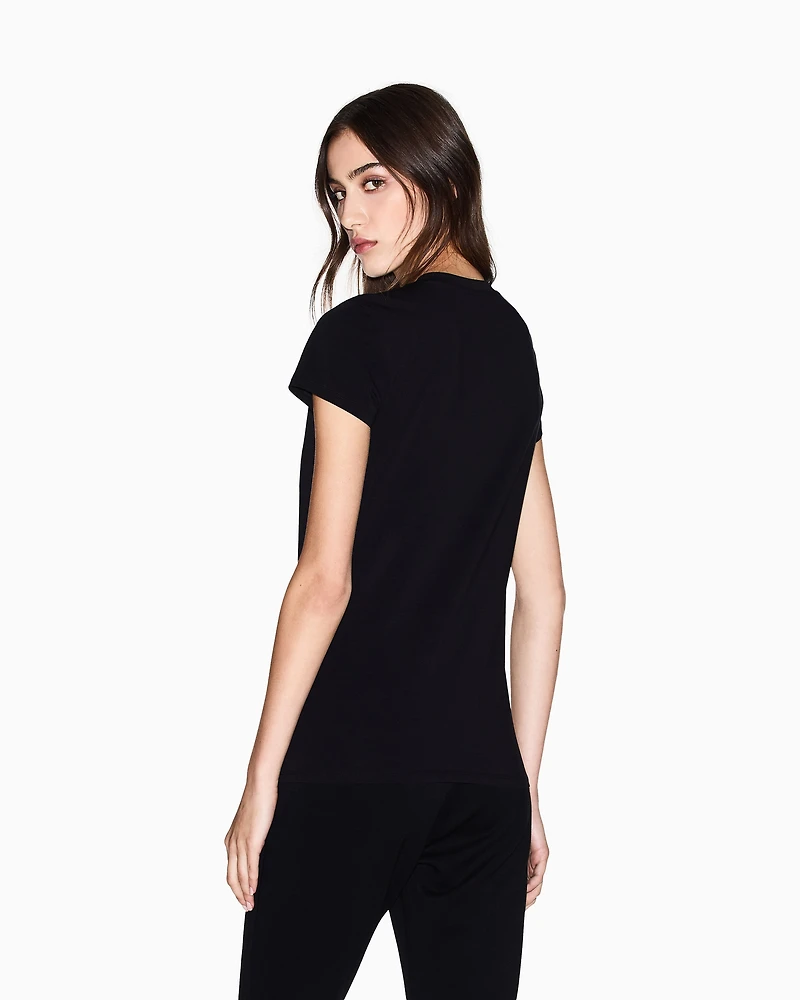 Slim fit T-shirt with logo