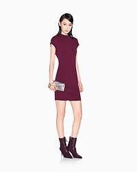 Armani Exchange - Short Dresses, Woman, Burgundy, Size: