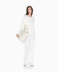 Armani Exchange - Jumpers, Woman, White, Size: