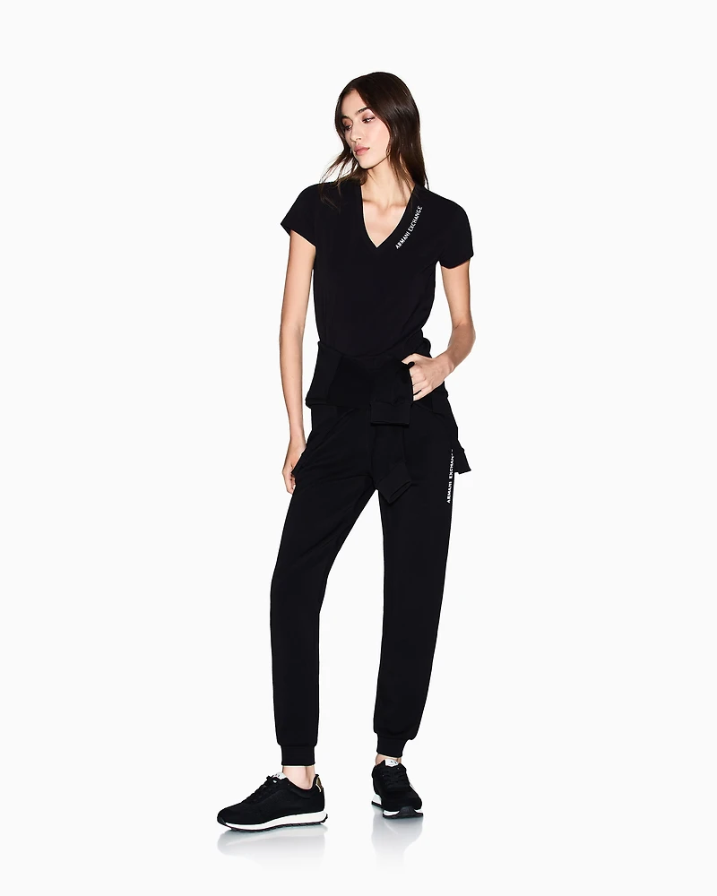 Slim fit T-shirt with logo
