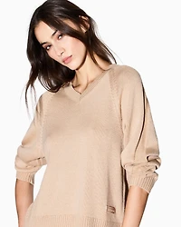 V-neck sweater