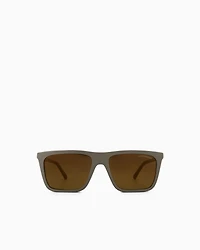 Emporio Armani - Men’s square sunglasses, Man, Size: 54L