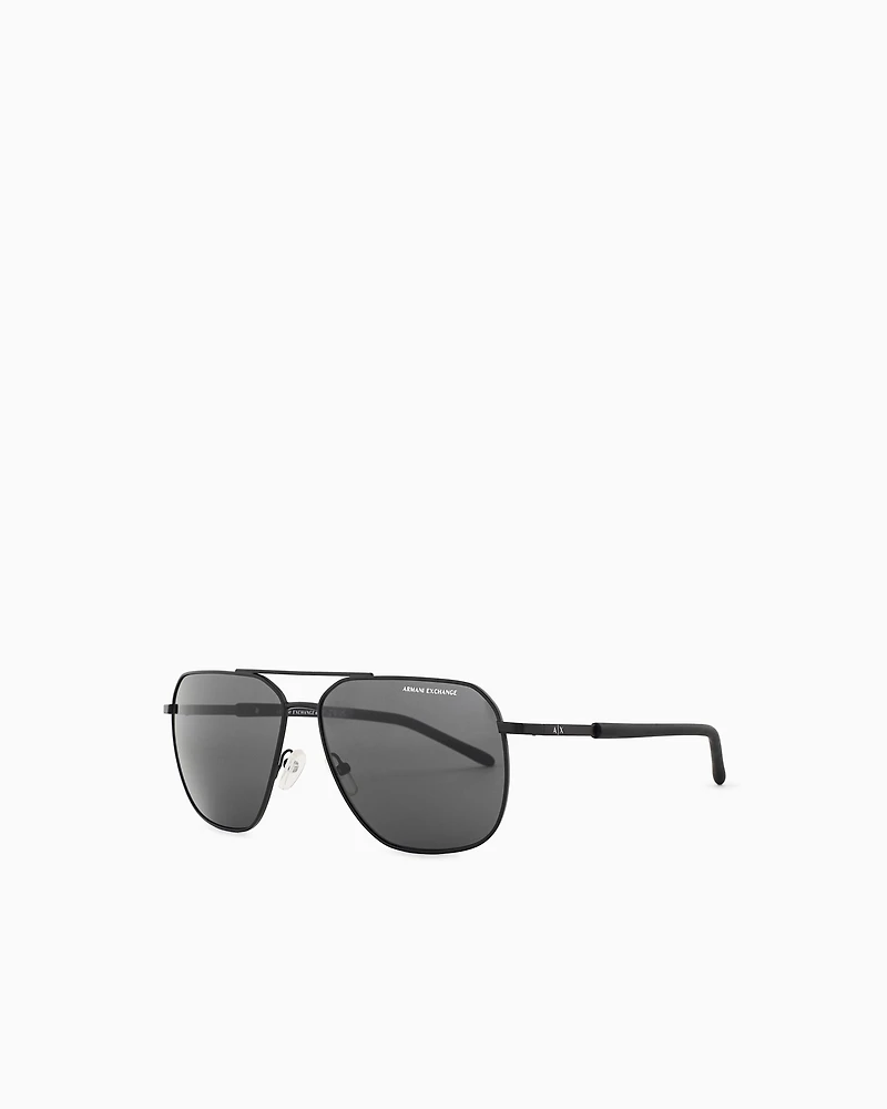 Armani Exchange - Sunglasses, Man, Black, Size: 59L