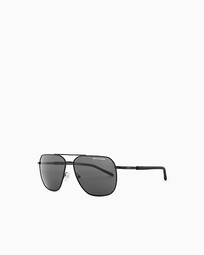 Armani Exchange - Sunglasses, Man, Black, Size: 59L