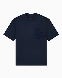 Regular fit T-shirt with logo pocket