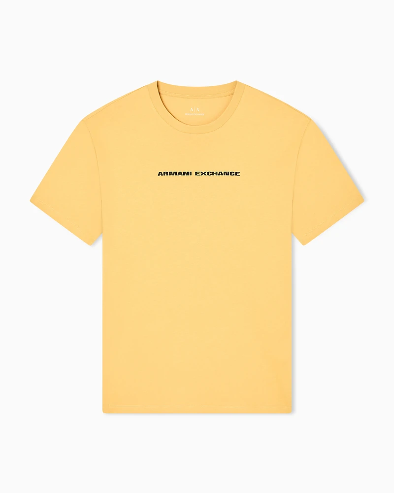 Armani Exchange - Regular Fit T-Shirts, Man, Yellow, Size: