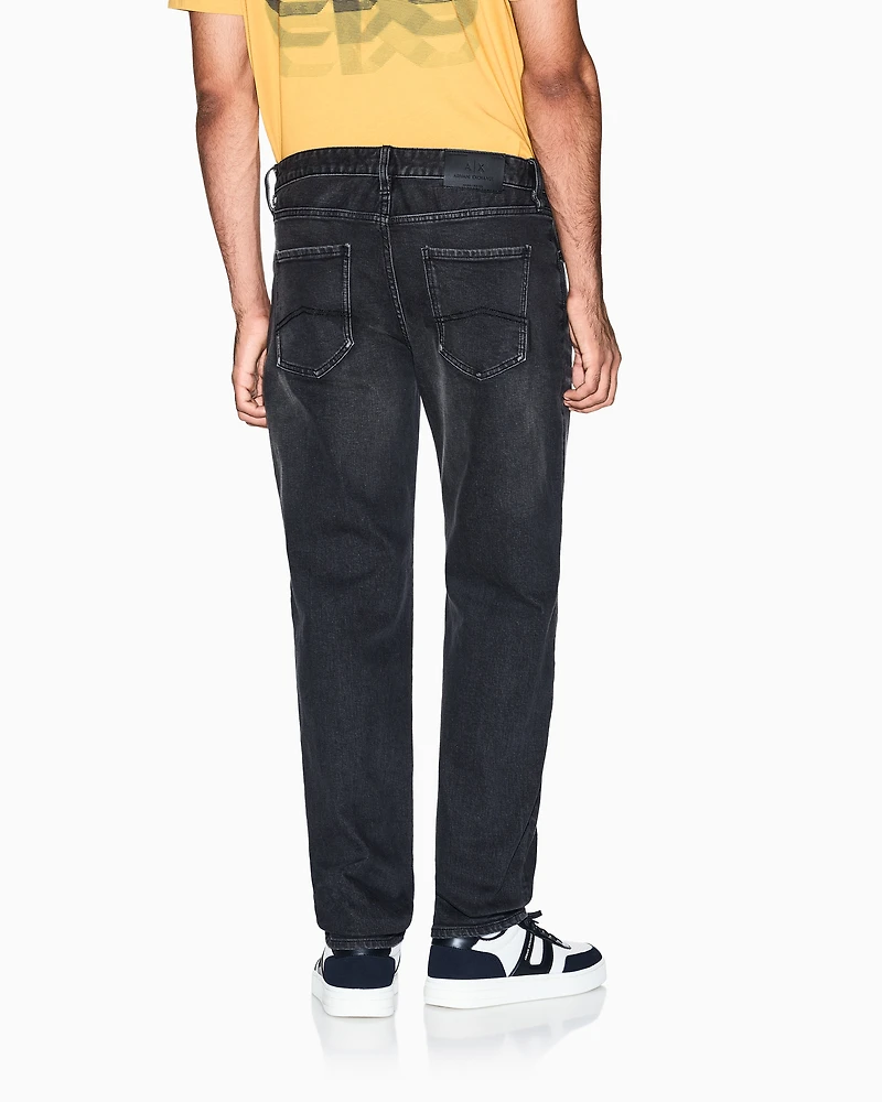 Armani Exchange - Slim-fit denim jeans, Man, Grey, Size: