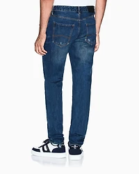 Armani Exchange - Slim fit jeans stretch denim, Man, Blue, Size: