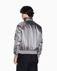 Jacket with allover logo