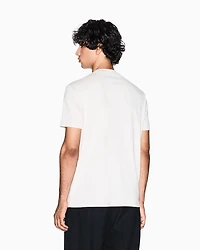 Armani Exchange - Regular fit graphic print T-shirt, Man, White, Size: