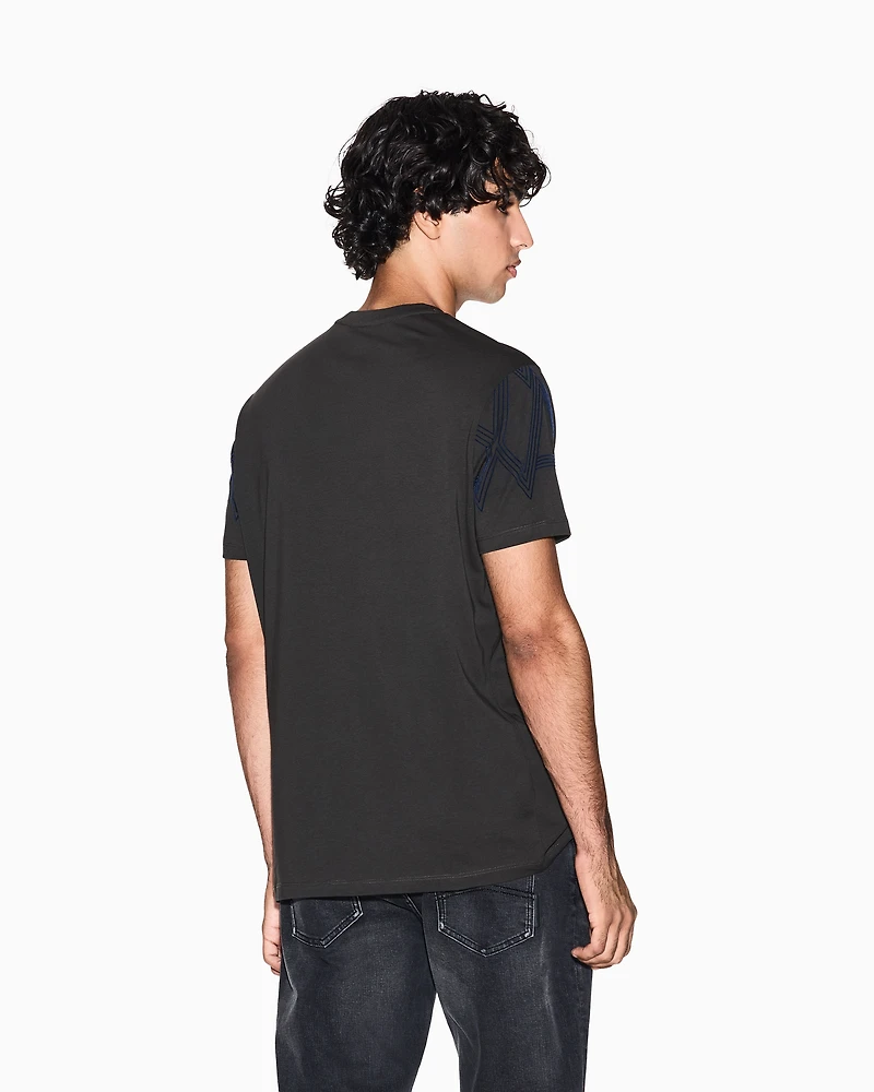 Regular fit T-shirt with maxi print