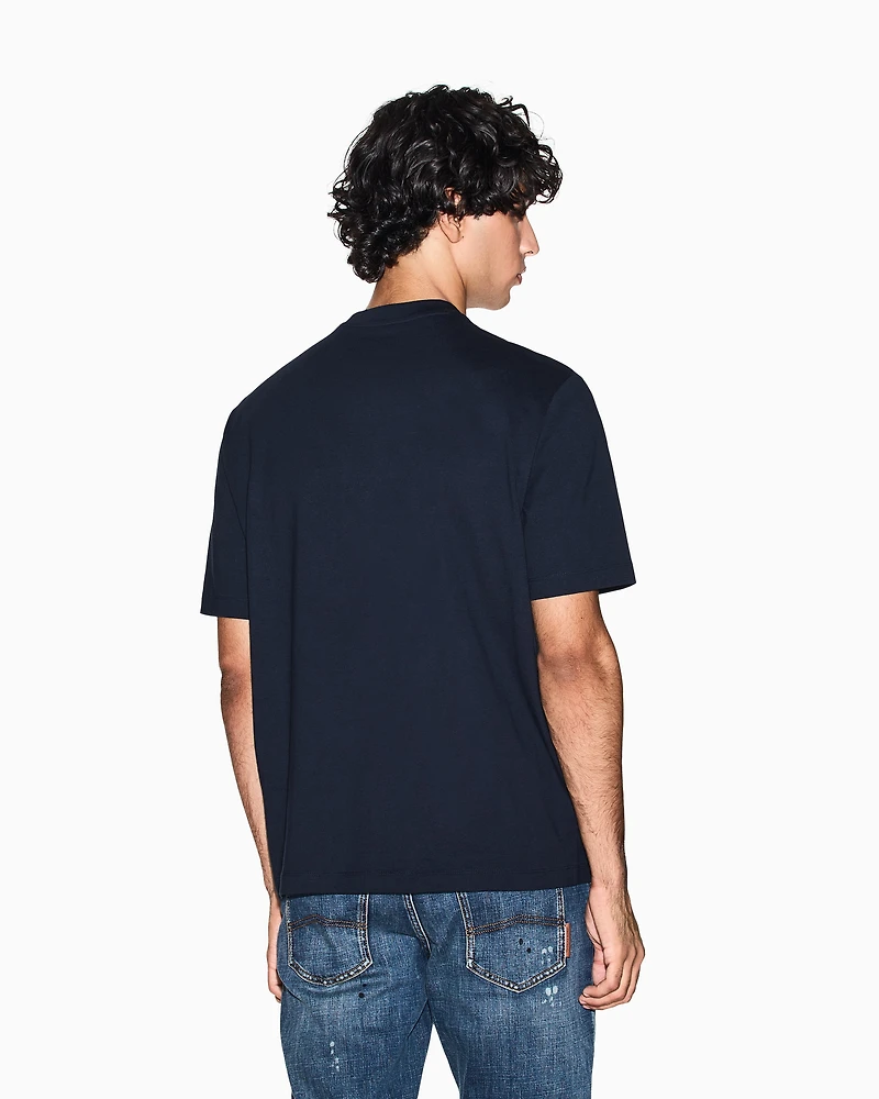 Regular fit T-shirt with logo pocket