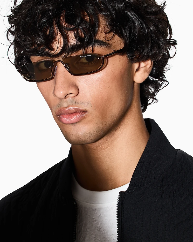 Armani Exchange - Sunglasses, Man, Size: 58L