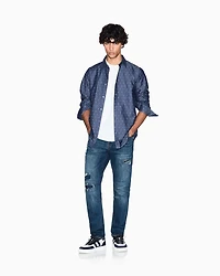 Armani Exchange - Slim fit jeans stretch denim, Man, Blue, Size: