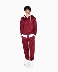 Micro-textured jogger pants