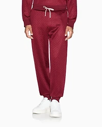 Micro-textured jogger pants