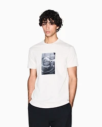 Armani Exchange - Infinity regular fit T-shirt, Man, White, Size: