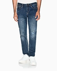 Armani Exchange - Slim fit jeans denim fleece, Man, Blue, Size: