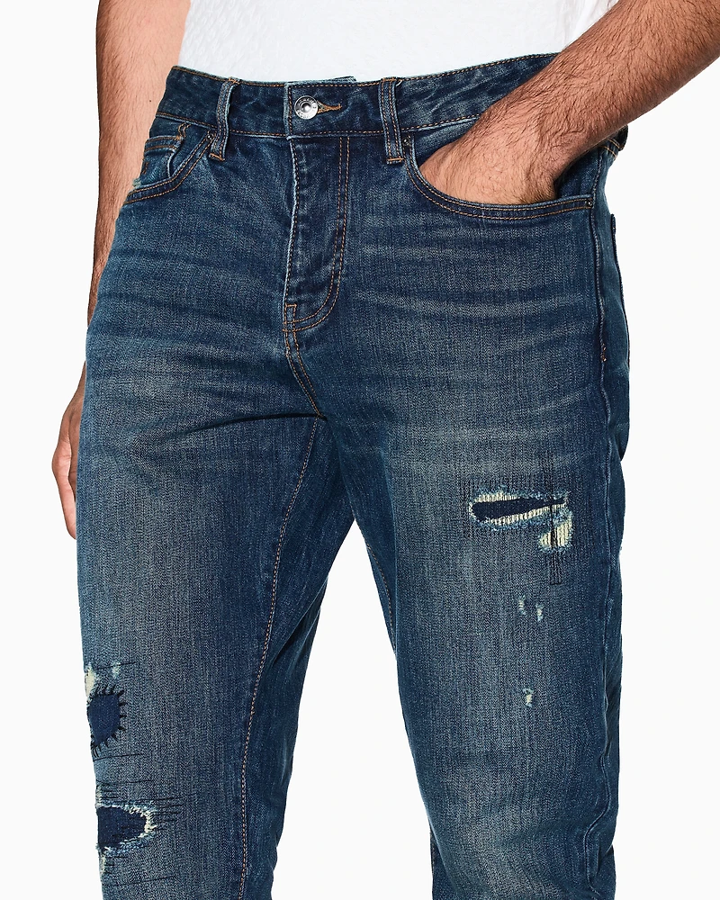 Armani Exchange - Slim fit jeans stretch denim, Man, Blue, Size: