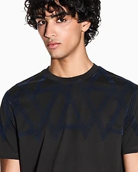Regular fit T-shirt with maxi print