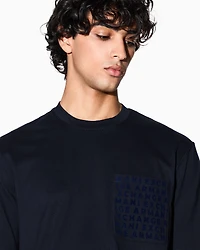 Regular fit T-shirt with logo pocket