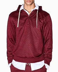 Micro texture hoodie