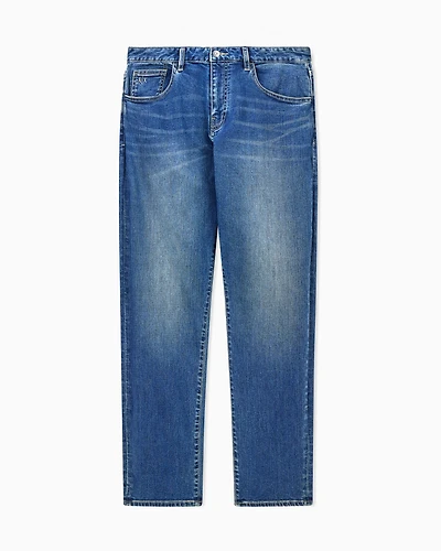 Armani Exchange - Slim Jeans, Man, Blue, Size:
