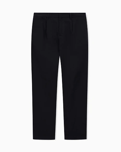 Armani Exchange - Cotton twill chinos, Man, Black, Size: