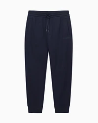 Armani Exchange - Tone Logo Jogger Pants, Man, Navy Blue, Size: