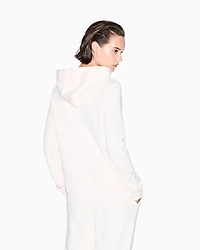 Armani Exchange - Hoodie with small logo, Woman, White, Size: